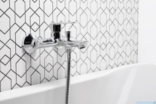 KFA AGAT bateria wannowa z natryskiem punktowym chrom 4424-510-00