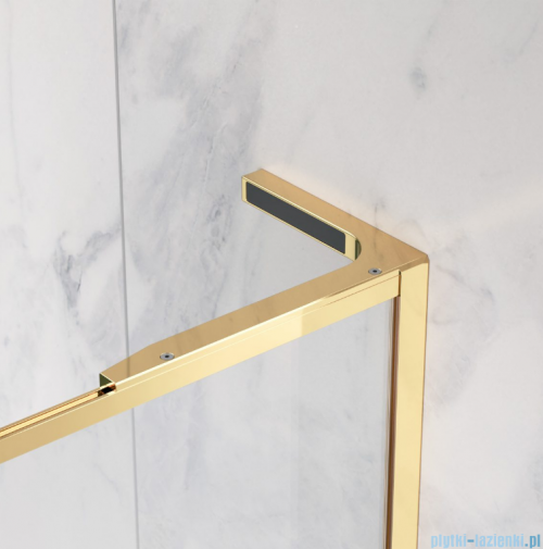 Radaway Modo F SL Gold II kabina Walk-in 115x201,6cm prawa złoty połysk szkło przejrzyste 10419115-09-01R