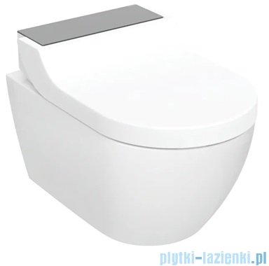 Geberit urządzenie WC z funkcją higieny intymnej AquaClean Tuma Comfort, wisząca miska WC biała/szkło czarne 146.292.SJ.1