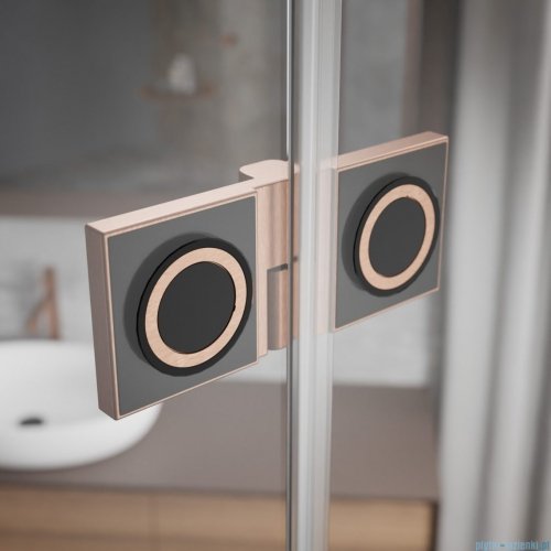 Radaway Essenza Pro Brushed Copper Kdd kabina 90x80cm szczotkowana miedź 10096090-93-01L/10096080-93-01R