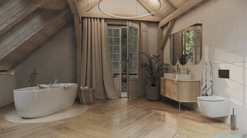 Deante SILIA Szczotka WC wolnostojąca chrom ADI_0712