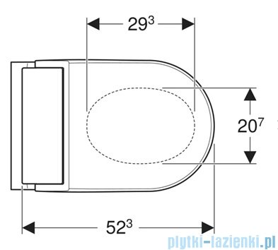Geberit urządzenie WC z funkcją higieny intymnej AquaClean Tuma Comfort, stojąca miska WC biała/szkło czarne  146.310.SJ.1