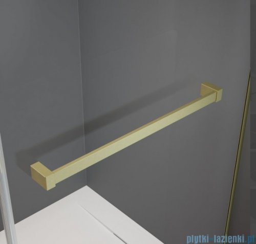 Radaway Essenza Kdj Brushed Gold kabina 80x120cm prawa szczotkowane złoto 1385043-99-01R/1384054-01-01