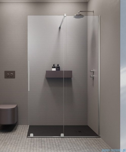 Radaway Furo kabina Walk-in 90x200cm prawa szkło przejrzyste 10106488-01-01R/10110444-01-01