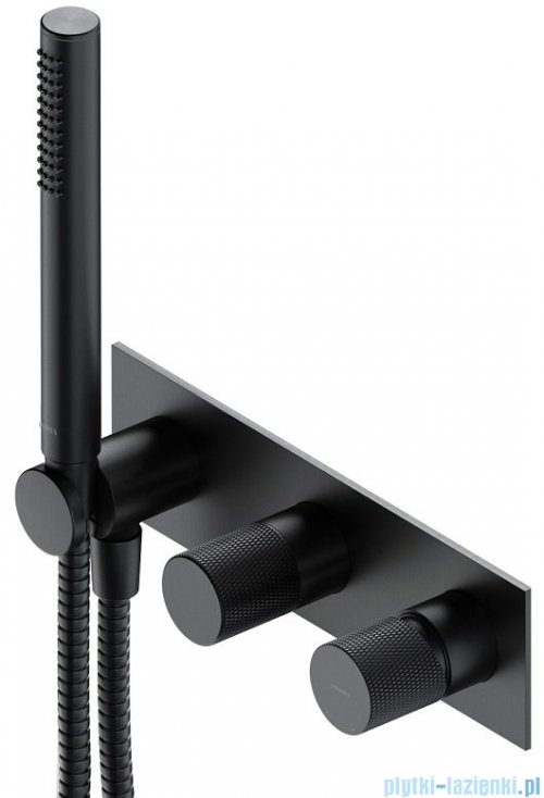 Omnires Contour system prysznicowy podtynkowy antracyt SYSCT10AT