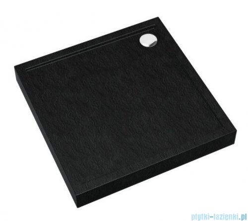 Schedpol Schedline Cameron Black Stone brodzik kwadratowy 80x80x12cm 3ST.C1K-8080/C/ST