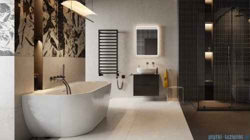 Excellent Corido lustro wiszące LED prostokątne 80x60 cm mata grzewcza złoty połysk DOEX.CO080.060.GL