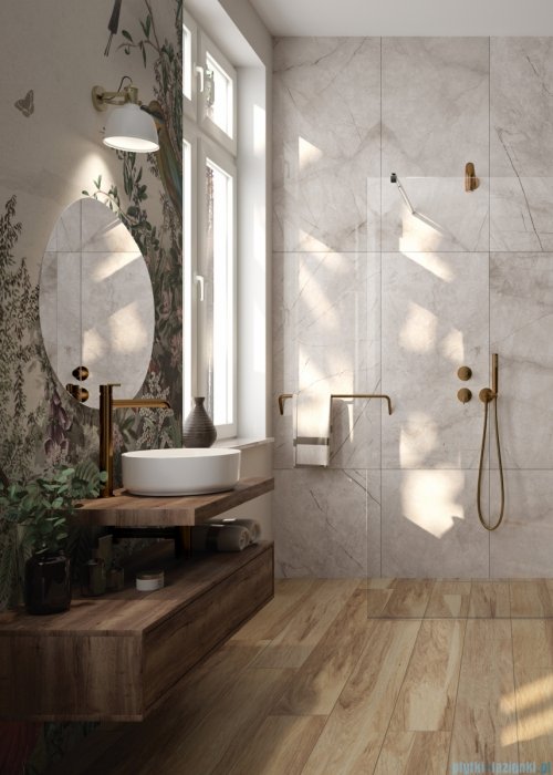 Deante SILIA Wieszak na ręcznik ścienny brąz szczotkowany ADI_C621