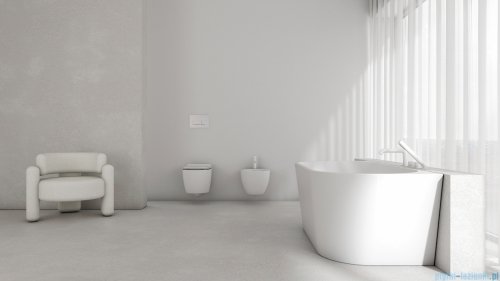 Deante SILIA Wanna akrylowa przyścienna wolnostojąca 160x75 cm KDS_016W