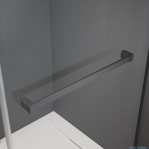 Radaway Essenza Pro Brushed GunMetal Kdj kabina 100x100cm lewa szczotkowany grafit 10097100-92-01L/10098100-01-01