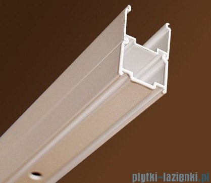 Ravak Blix BLRV2K drzwi prysznicowe 1/2 90cm aluminium grape Anticalc 1XV70C00ZG