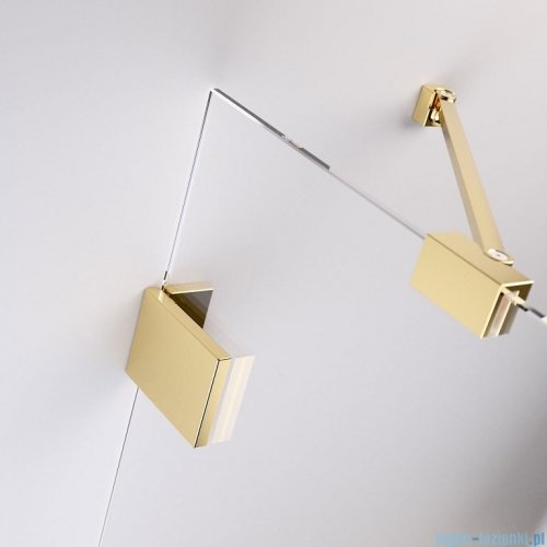 Radaway Essenza Pro Gold Kdj+S kabina 80x80x80cm prawa złoty połysk/szkło przejrzyste 10097380-09-01R/10098080-01-01/10098080-01-01