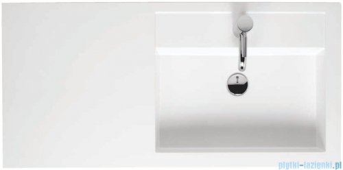 Riho Umywalka z marmuru syntetycznego z lewym blatem 100x48 Bologna F7BO1100481111