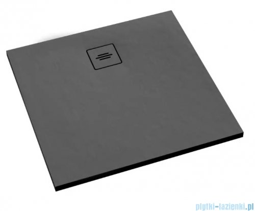 Schedpol Schedline Protos Grey Stone brodzik kwadratowy 80x80x3,5cm 3SP.P2K-8080/S/ST-M1/S/ST