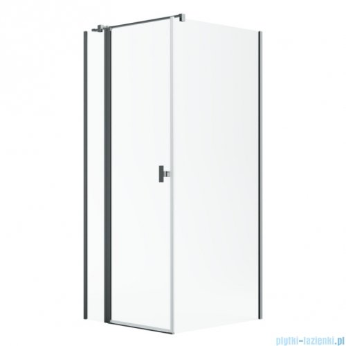 Radaway Nes Kdj II Brushed GunMetal kabina 110x70cm lewa szczotkowany grafit 10032110-92-01L/10039070-01-01