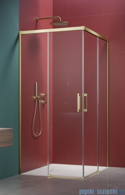 Radaway Idea 6 Kdd Brushed Light Gold kabina 75x110cm szczotkowane jasne złoto 387066-98-01L/387063-98-01R