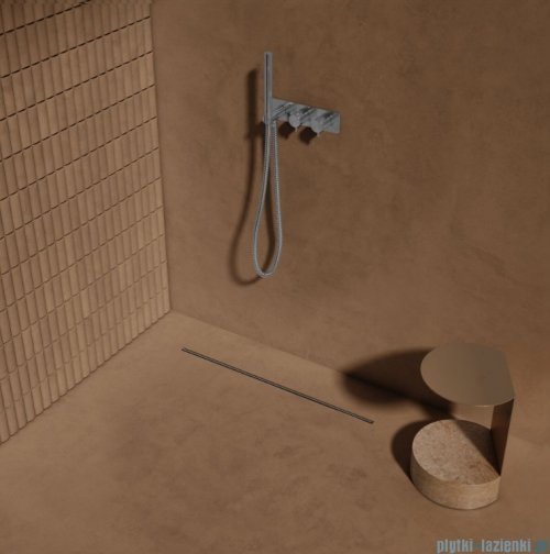 Schedpol Schedline Thin Flow Black odpływ liniowy bez maskownicy 100x1,2cm SOLBV1-100012C