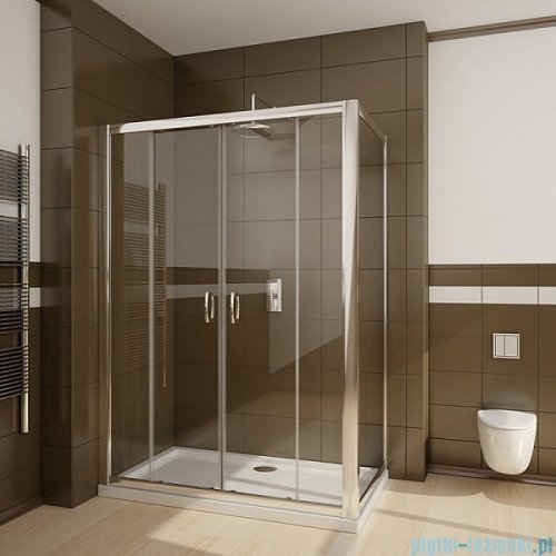 Radaway Premium Plus DWD+S kabina prysznicowa 140x100cm szkło brązowe