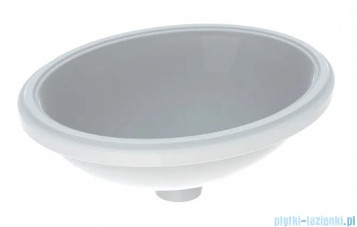 Geberit VariForm Umywalka owalna bez przelewu 49,5x42cm KeraTect 500.750.00.2