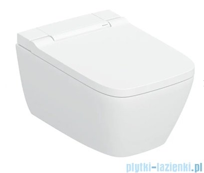 Geberit urządzenie WC z funkcją higieny intymnej AquaClean Sela Square, wisząca miska WC biała 146250011