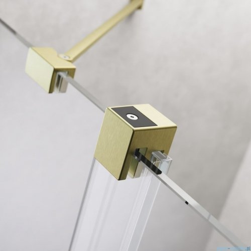 Radaway Furo Kdj Brushed Gold kabina 100x90cm lewa szczotkowane złoto 10104522-99-01L/10110480-01-01/10113090-01-01