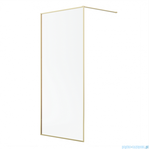 Radaway Modo F II Gold kabina Walk-in 135x201cm Złoty połysk szkło przejrzyste 10409135-09-01
