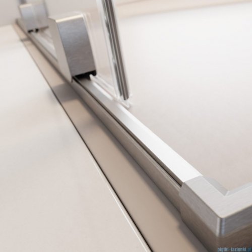 Radaway Furo Brushed Nickel DWD drzwi prysznicowe 140cm szczotkowany nikiel 10108388-91-01/10111342-01-01