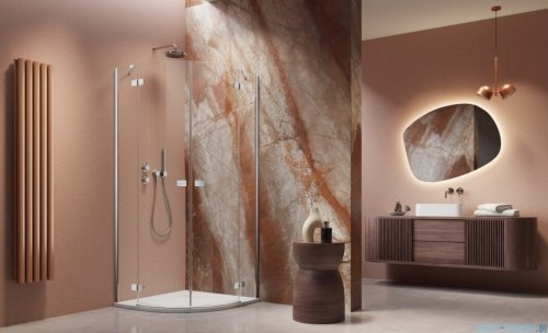 Radaway Fuenta Pdd kabina 90x100cm chrom połysk szkło przejrzyste 1384001-01-01L/1384003-01-01R