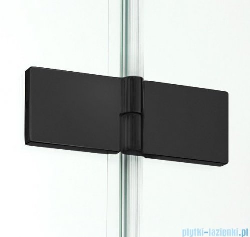 New Trendy New Soleo Black parawan nawannowy 2-skrzydłowy 100x140 cm prawy przejrzyste P-0042