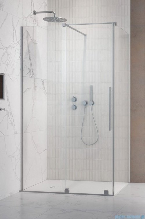 Radaway Furo Kdj Brushed Nickel kabina 140x100cm lewa szczotkowany nikiel 10104722-91-01L/10110680-01-01/10113100-01-01