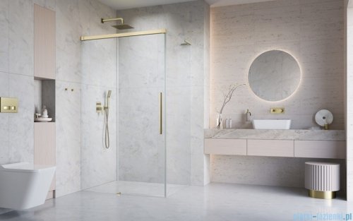Radaway Idea 8 QL XL Kdj Brushed Gold kabina 100x70cm lewa szczotkowane złoto 10560517-99-01L/10570472-01-01/10580070-01-01R