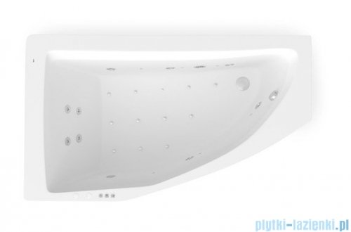 Roca Aquamarina wanna 175x100cm lewa z hydromasażem Smart WaterAir Plus