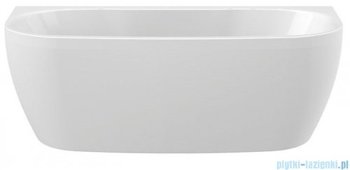 Sanplast Luxo WSPse/LUXO wanna wolnostojąca przyścienna z napełnieniem przez przelew 180x80 cm + stelaż 632-370-1280-01-000