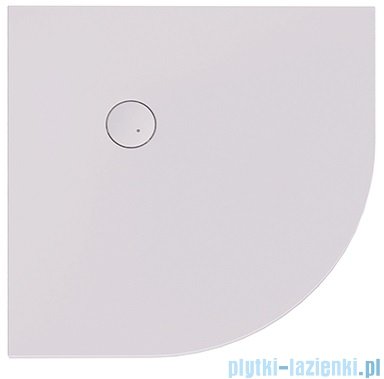 Sanplast Open Mineral BP-M/OPEN brodzik półokrągły 80x80x1,5 cm szary mleczny 645-430-0420-55-000