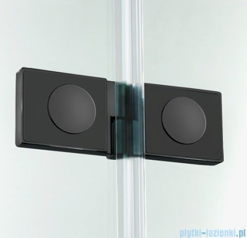 New Trendy New Soleo Black 80x100x195 cm kabina prostokątna przejrzyste D-0234A/D-0240A