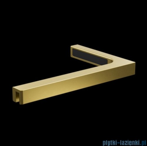 Radaway Nes Brushed Light Gold Ptd kabina pięciokątna 80x90cm szczotkowane jasne złoto 10051000-98-01/10051200-98-01