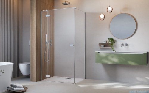 Radaway Fuenta Kdj kabina 110x90cm lewa chrom połysk szkło przejrzyste 1384041-01-01L/1384050-01-01