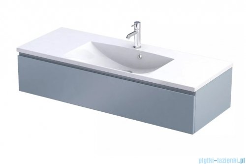 Oristo Brylant szafka podumywalkowa wisząca 120x25x45 szaroniebieski mat OR36-SD1S-120-16