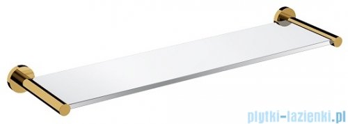 Omnires Modern Project półka szklana złoty MP60930GL