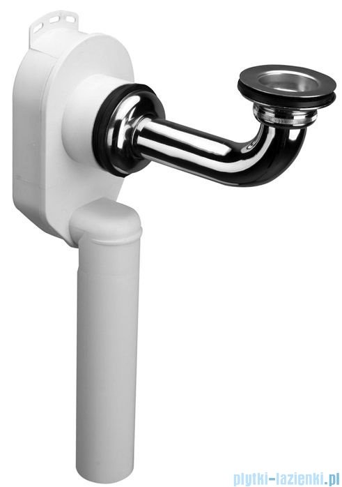 McAlpine syfon umywalkowy podtynkowy chrom SUP-CB