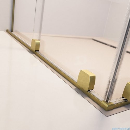 Radaway Furo SL Brushed Gold KDD kabina 100x120cm szczotkowane złoto 10305100-99-01L/10305120-99-01R
