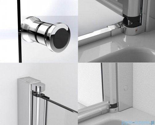Radaway Eos DWD+S kabina prysznicowa 80x80 przejrzyste 13799490-01/13799450-01