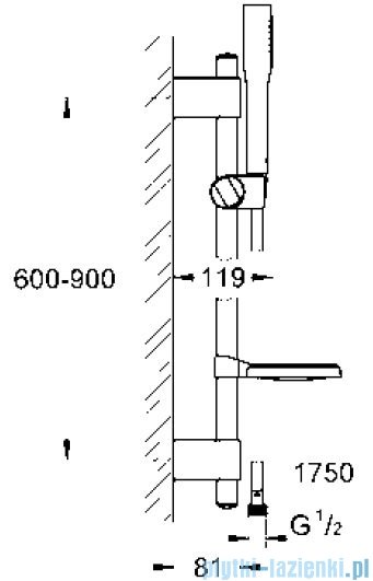 Grohe Euphoria Cosmoplitan zestaw prysznicowy  27368000