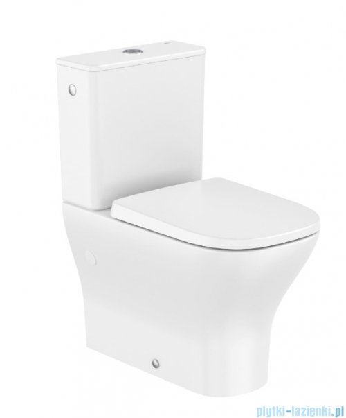 Roca Optica Rimless miska do kompaktu Biała A342V15000