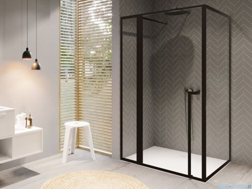 Riho Lucid GD203 kabina prysznicowa z wieszakiem 120x80cm czarna G005019121