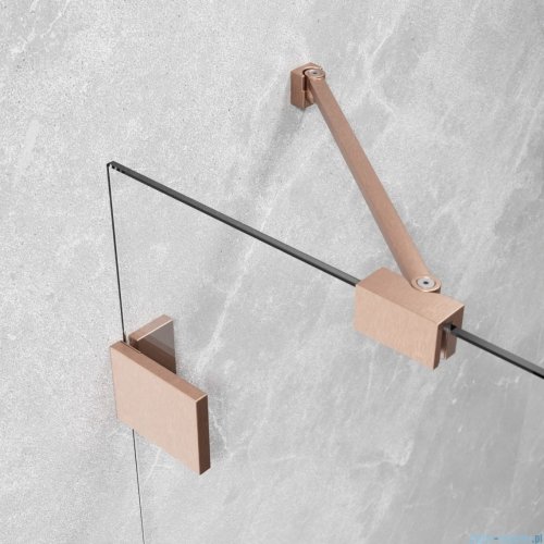Radaway Essenza Pro Brushed Copper Pnd II parawan nawannowy 130cm lewy szczotkowana miedź 10102130-93-01L