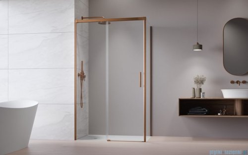 Radaway Idea Kdj Brushed Copper kabina 100x90cm lewa szczotkowana miedź 387040-93-01L/387050-93-01R