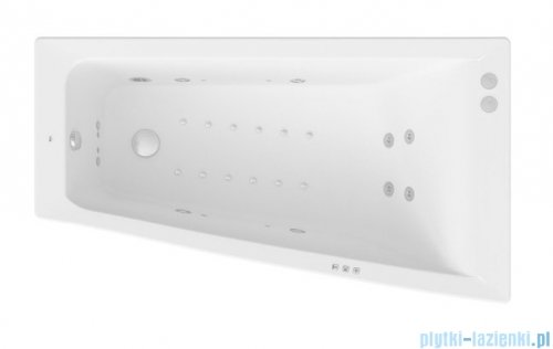 Roca Easy wanna 160x90cm prawa z hydromasażem Smart WaterAir Plus