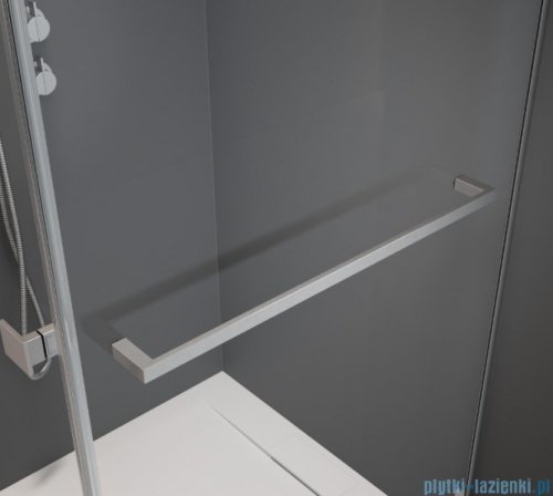 Radaway Idea DWJ Brushed Nickel drzwi wnękowe 120cm lewe szczotkowany nikiel 387016-91-01L