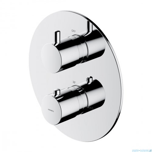 Omnires Y system prysznicowy podtynkowy termostatyczny chrom SYSYT05CR